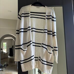MADEWELL striped cardigan